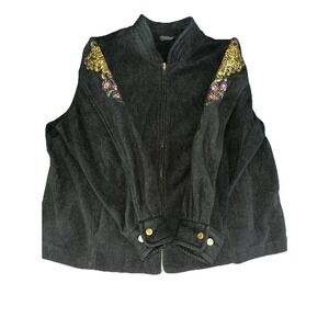 Bob Mackie Wearable Art Jacket 2XL